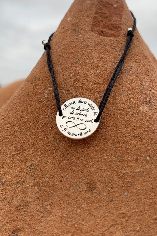 Brățară bănuț - Mamă, dacă...