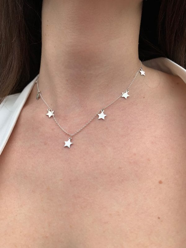 Lanț cu 7 stele Bijuterii Maria's Ladybugs