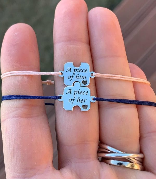 Set Puzzle A piece of him/her Bijuterii Maria's Ladybugs