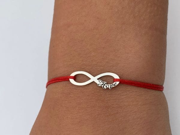Infinit gravat Hope www.mariasladybugs.ro